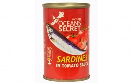 Oceans Secret Sardine in Tomato Sauce   Tin  155 grams